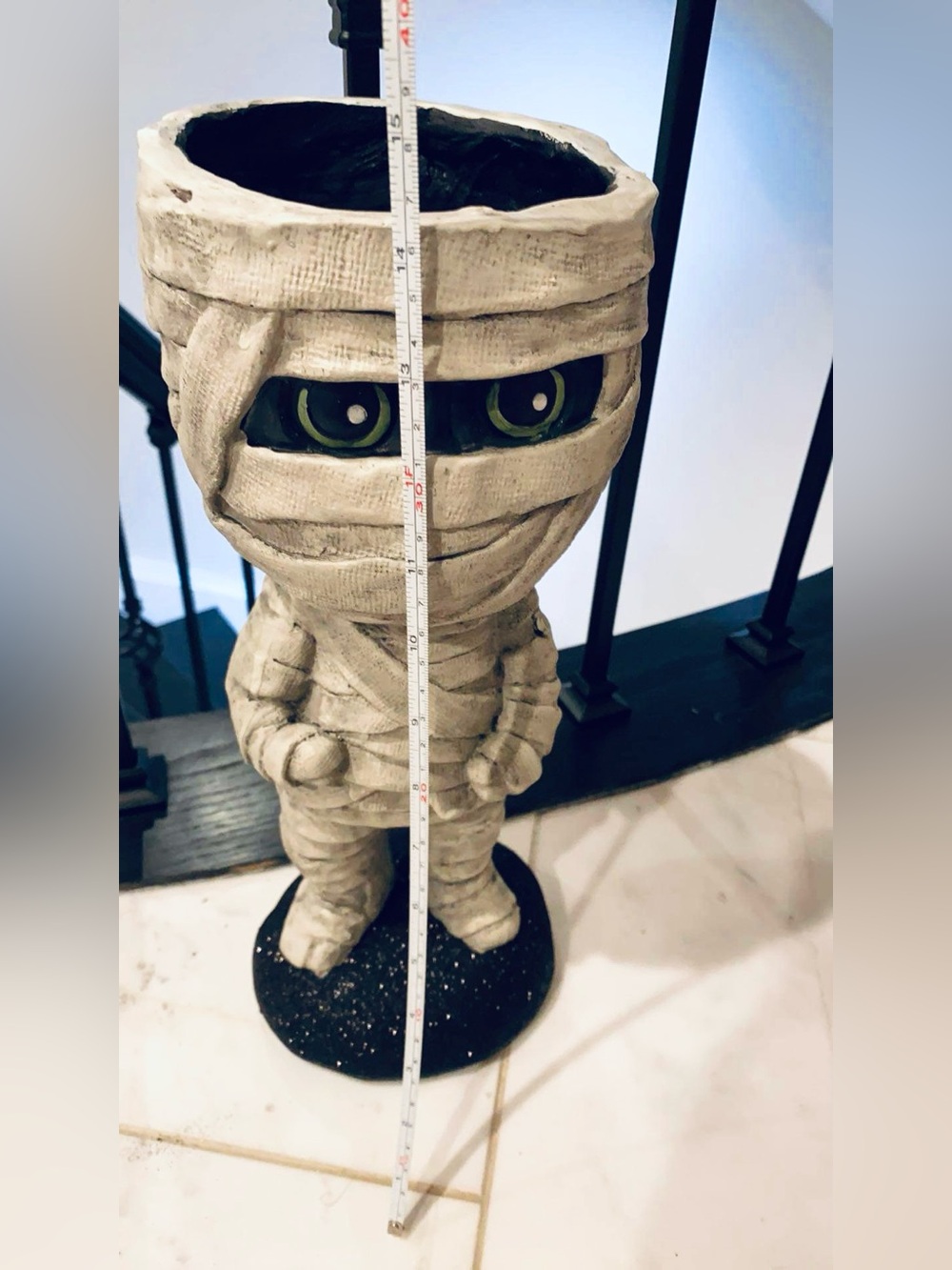 Mummy Melvin Decorative Statue Halloween decor prop spooky cute